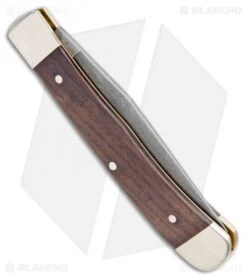 Boker Trapper 150th Anniversary Damascus Series Pocket Knife 4.125" Chestnut -Boker Sales Store Boker Trapper 150th Anniversary Damascus Series Chestnut 115004DAM BHQ 94319 jr side