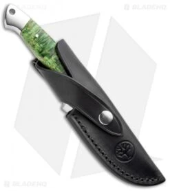 Boker Vollintegral 150th Anniversary Fixed Blade Knife Curly Birch (4.6" Satin) -Boker Sales Store Boker Vollintegral 150th Anniversary Fixed Curly Birch Satin 126585 BHQ 94447 jr sheath