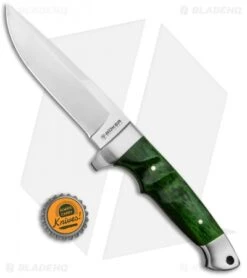 Boker Vollintegral 2.0 Fixed Blade Knife Green Curly Birch (4.6" Satin) -Boker Sales Store Boker Vollintegral 2.0 Fixed Blade Green Curly Birch Satin BHQ 121106 jr bottlecap