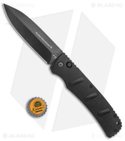 Boker XXL Kalashnikov Exclusive Dagger Automatic Knife (4.75" Black D2) -Boker Sales Store Boker XXL Kalashnikov Auto All Black BHQ Exclusive BHQ 126271 jr bottlecap