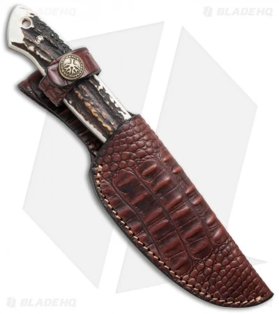 Boker Arbolito Dano Hunter Stag Fixed Blade Knife (4" Satin) 02BA325HH 2 Boker Arbolito Dano Hunter Stag Fixed Blade Knife (4" Satin) 02BA325HH - Image 2