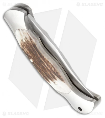 Boker Classic Pocket Knife 4" Stag Handle 112004ST 2 Boker Classic Pocket Knife 4" Stag Handle 112004ST - Image 2