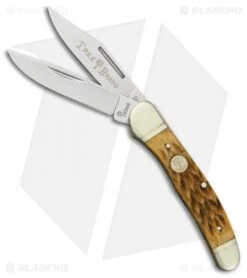 Boker Copperhead Pocket Knife 3.75" Jigged Brown Bone 110723