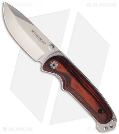 Boker Magnum Bush Companion Liner Lock Knife (3.5" Bead Blast) 01YA116 1 Boker Magnum Bush Companion Liner Lock Knife (3.5" Bead Blast) 01YA116