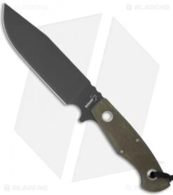 Boker Plus VoxKnives Rold Black Fixed Blade Knife (6.25" Black) 02BO292